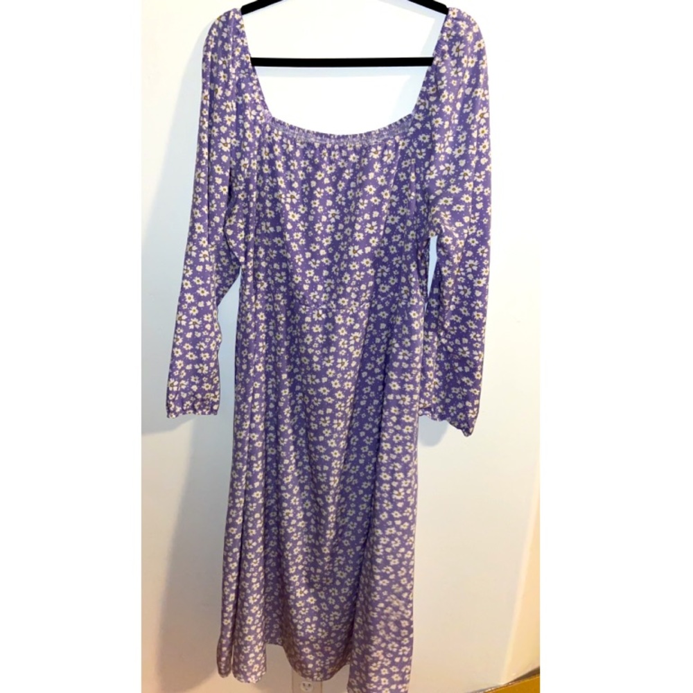 LAVENDER FLORAL DRESS 💜